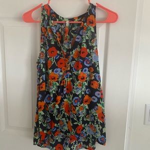 Joie Floral Silk Blouse